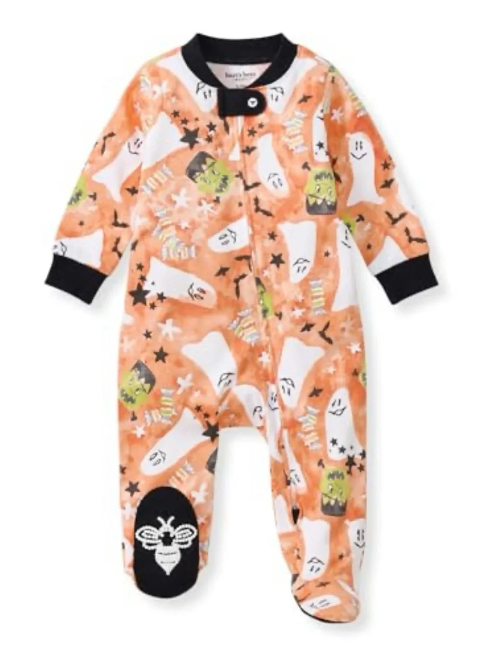 Burt's Bees Baby Zip-Up Footie